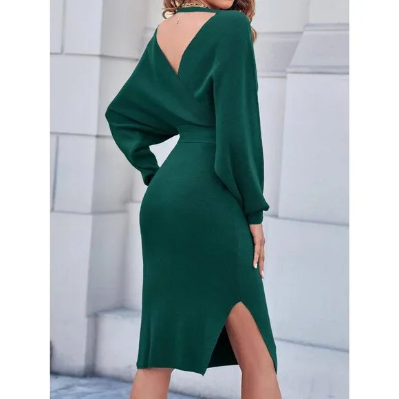green straight dress Green Strapless Straight Neck Bow Pleated Custom Cocktail Dress main image 0